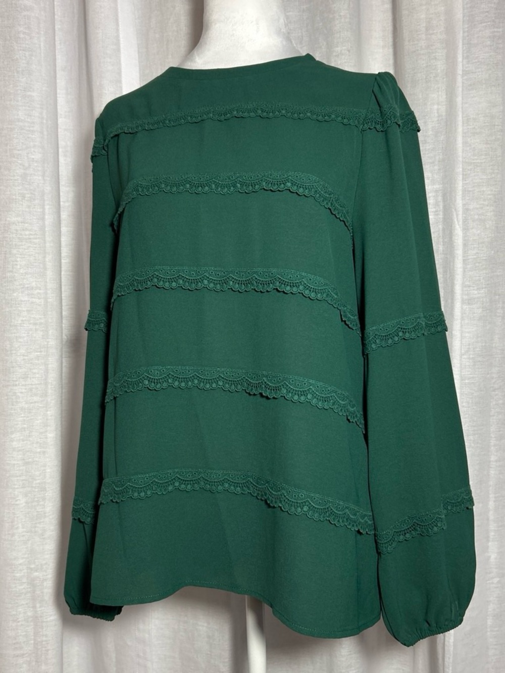 Grace Karin Emerald Green Chic Top